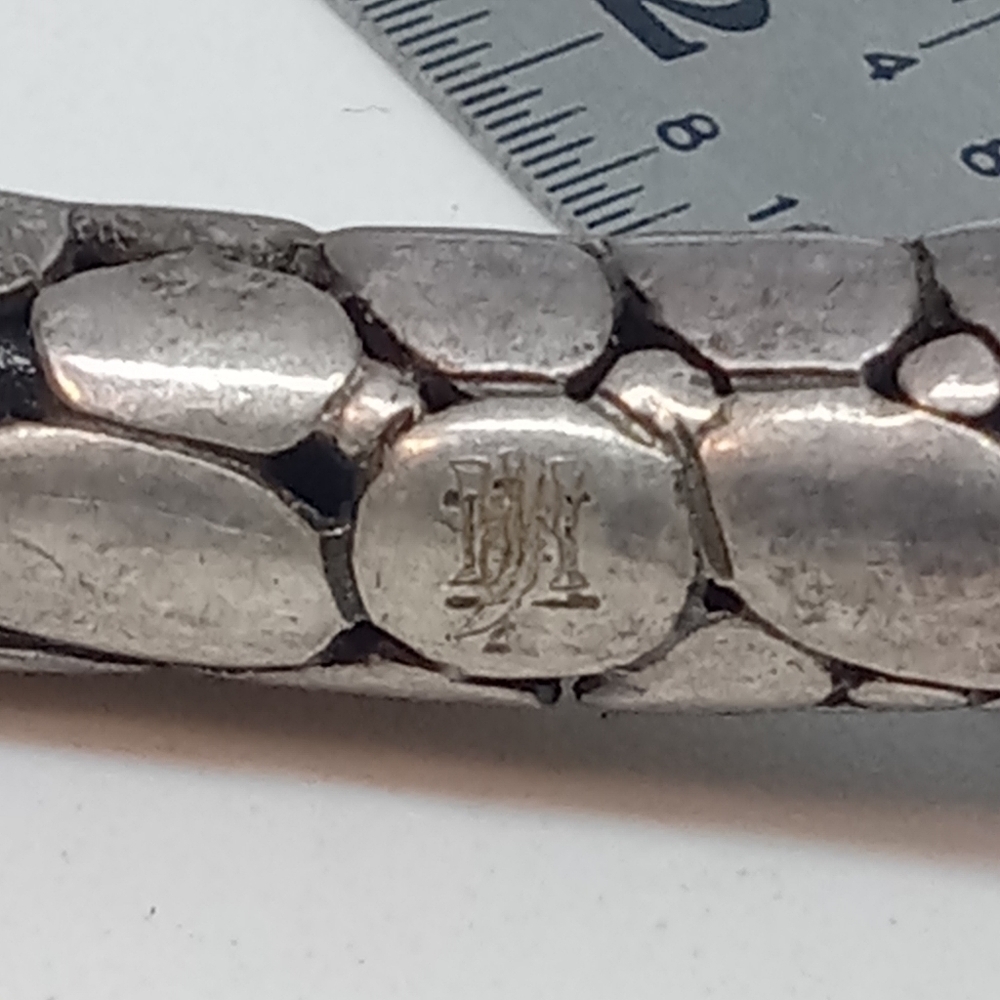 * John Hardy Kali pebble slide 925 sterling silver necklace 15.5" - Picture 4 of 5